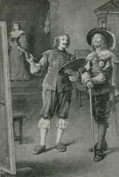 Charles Stuart im Haus von van Dyck